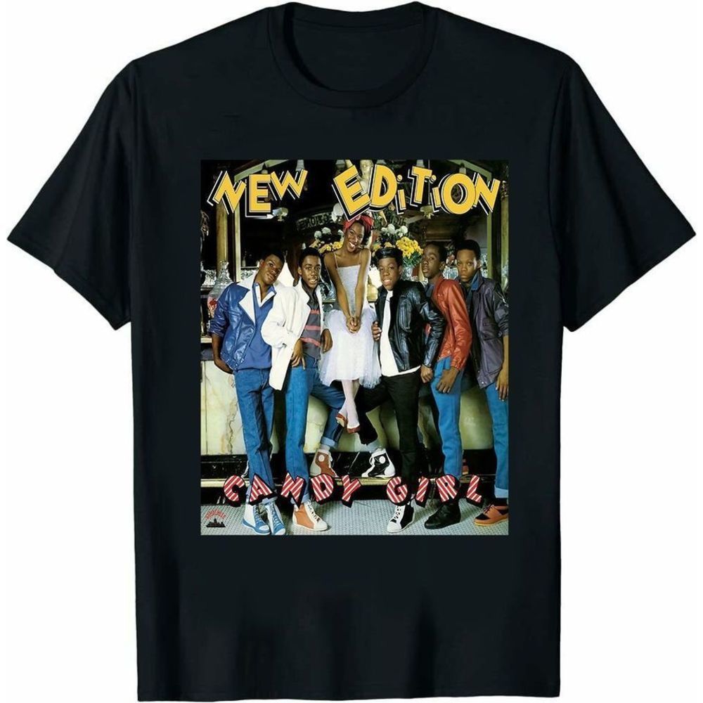 New Edition Retro Candy Girl Cover Tshirt New Edition Candy Girl T Shirt
